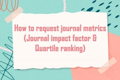 How to request journal metrics