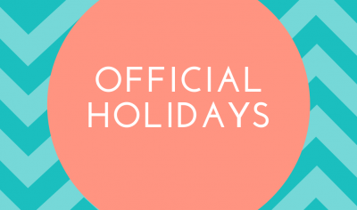 Official Holidays