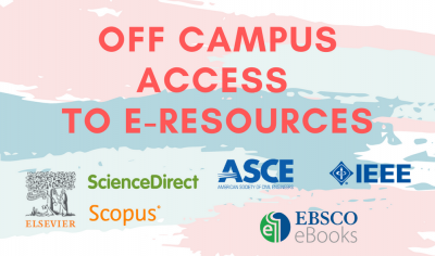 Off Campus Access to E-resources