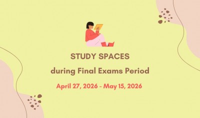 Study Spaces during Final Exams Period 