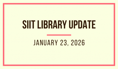 SIIT Library Update