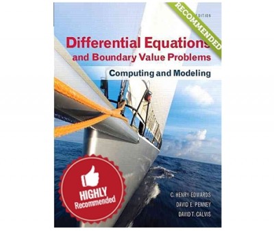 Differential Equations and Boundary value problems : Computing and Modeling, 5th edition